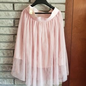 Dusty Rose Tulle Skirt